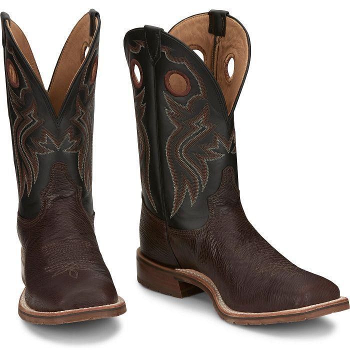 TONY LAMA MEN'S AVALOS SHARK BOOT - COGNAC