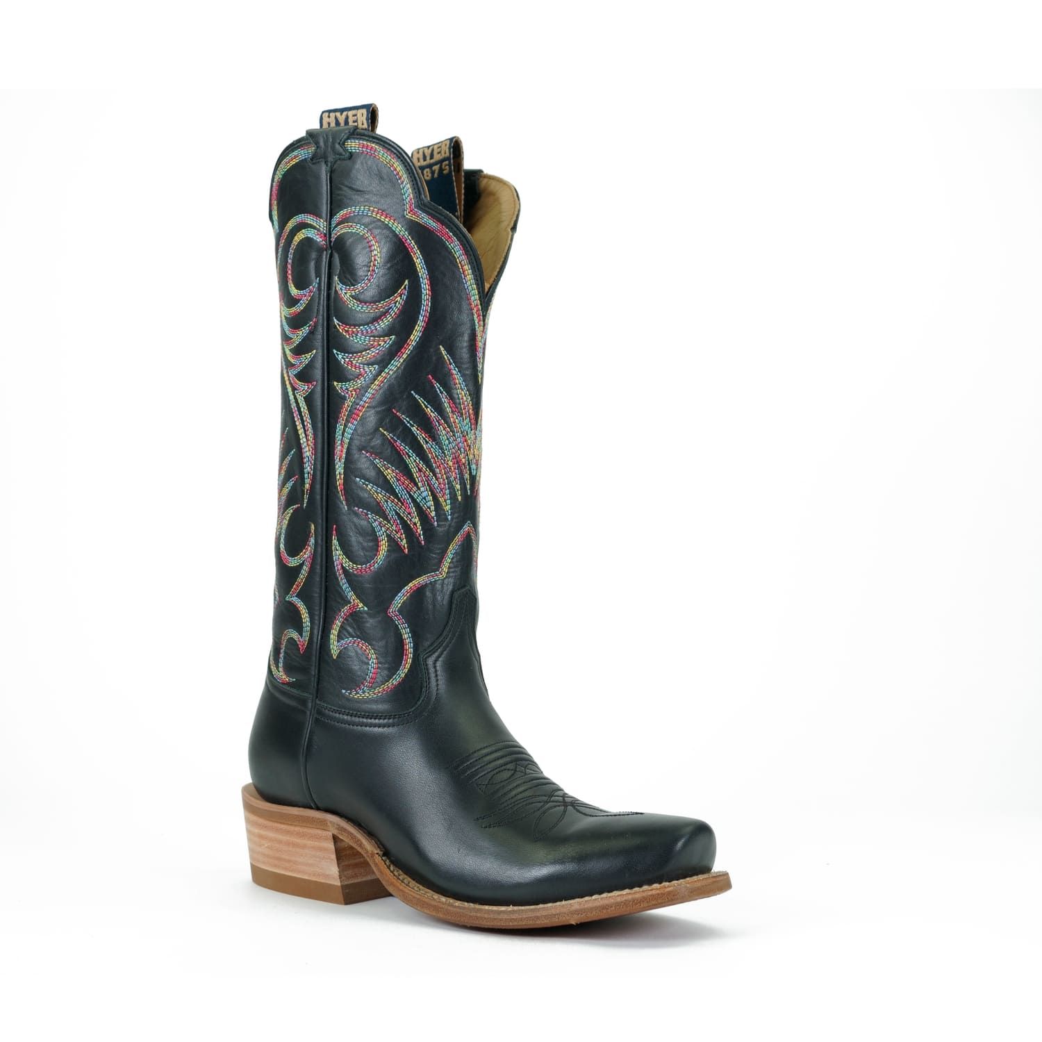 HYER WOMEN'S LEAWOOD CUTTER TOE BOOT - BLACK