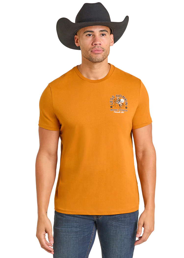PANHANDLE SLIM MEN'S GRAPHIC TEE - BURNT ORANGE