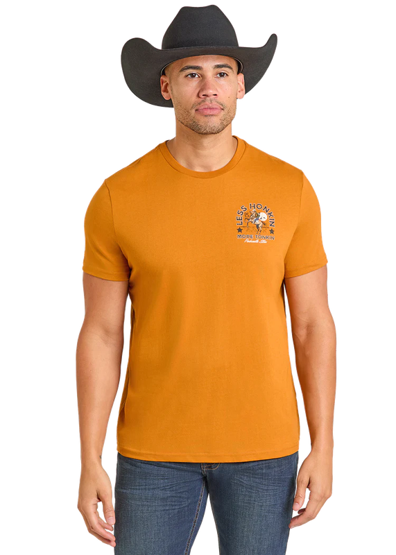 PANHANDLE SLIM MEN'S GRAPHIC TEE - BURNT ORANGE PANHANDLE SLIM MEN'S GRAPHIC TEE - BURNT ORANGE