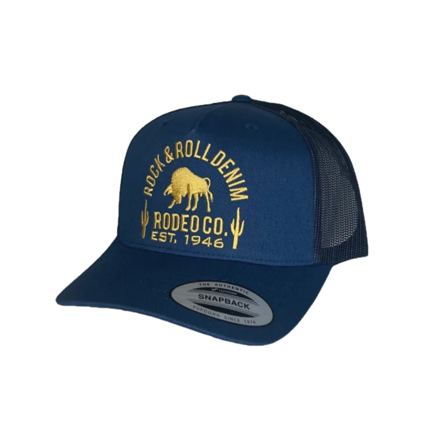 ROCK &amp; ROLL DENIM TRUCKER CAP