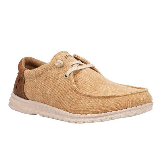 ROPER WOMEN'S EVA LACE UP MOC - TAN/AZTEC ROPER WOMEN'S EVA LACE UP MOC - TAN/AZTEC