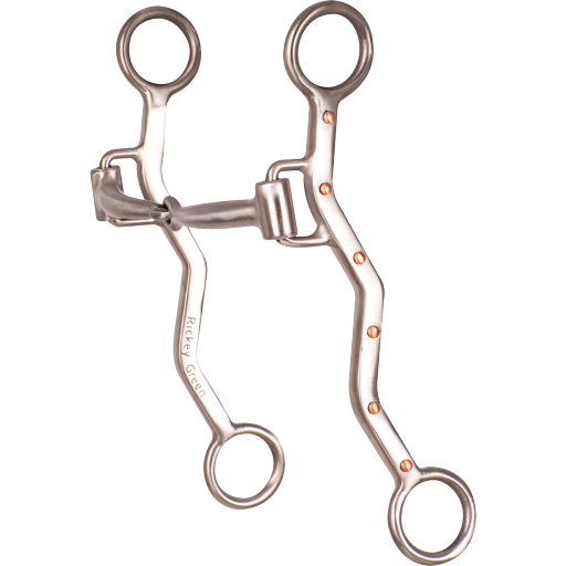 RICKEY GREEN SHANK ROPING BIT WITH SMOOTH BAR
