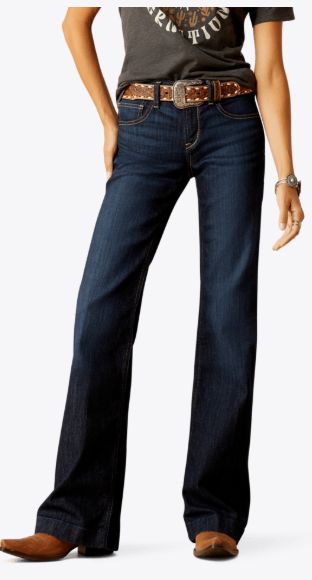 ARIAT WOMEN'S OPHELIA PERFECT RISE TROUSER JEAN - NASHVILLE