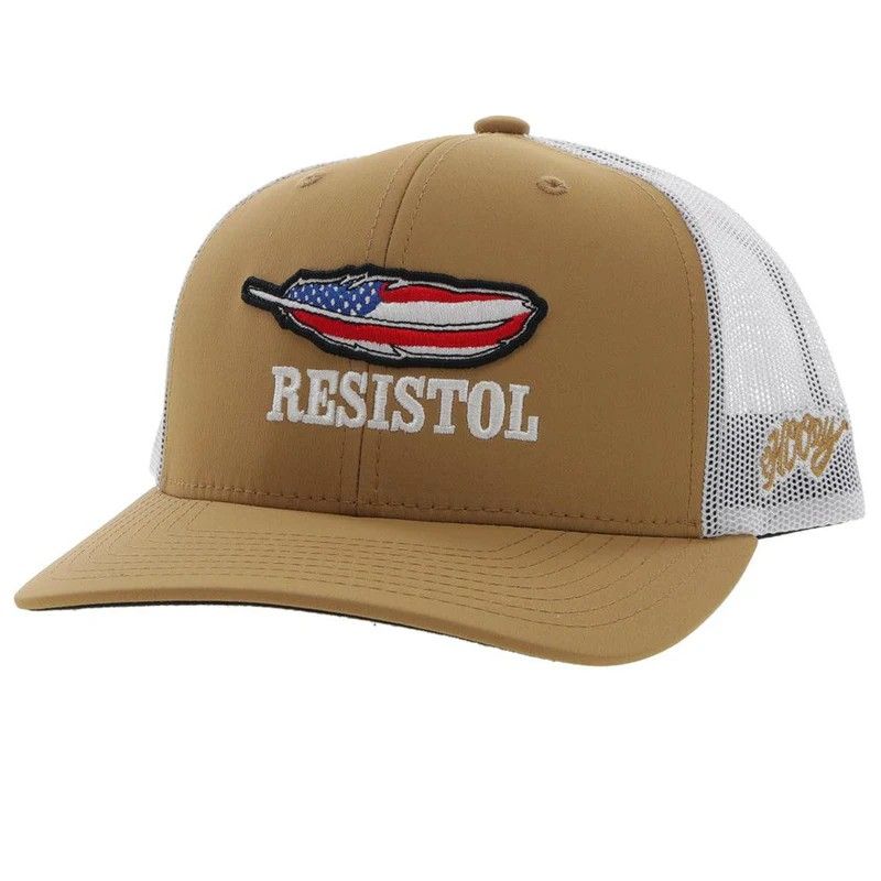 HOOEY RESISTOL TRUCKER SNAPBACK CAP - TAN