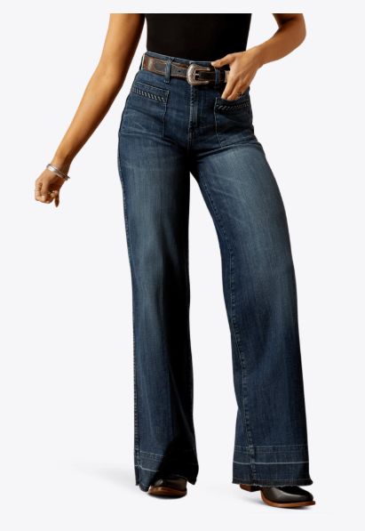 ARIAT WOMEN'S ULTRA HIGH RISE JILL WIDE LEG JEAN