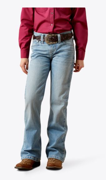 ARIAT GIRLS' AISHA BOOTCUT JEAN - PORTO