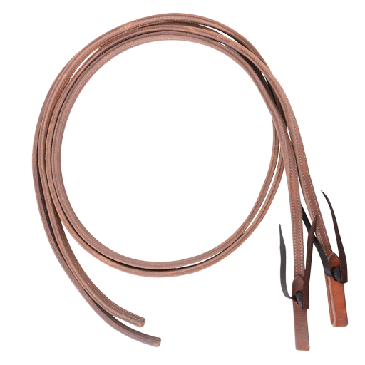 SPLIT REINS 5/8-INCH THICK TIED ENDS WITH DOUBLE STITCHED HEAVY HARNESS