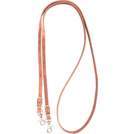 HARNESS ROPING REIN 1/2-INCH THICK BUCKLE SNAP ENDS