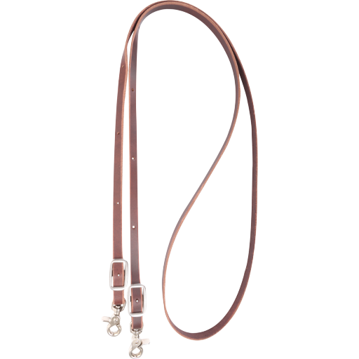 LATIGO ROPING REIN 1/2-INCH THICK BUCKLE SNAP ENDS