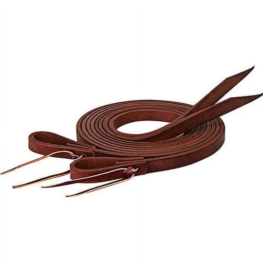 WEAVER PROTACK OILED SPLIT REINS HERMANN OAK 5/8 X