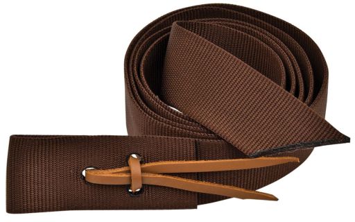 WEAVER NYLON 1 3/4" X 70" LATIGO WITH HOLES - BROWN