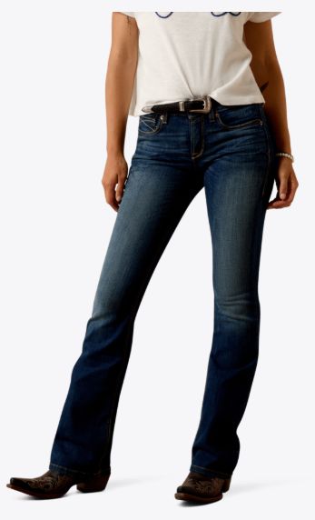 ARIAT WOMEN'S R.E.A.L. ROSA PERFECT RISE STRETCH BOOT CUT JEAN