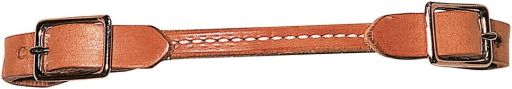 WEAVER LEATHER ROUNDED CURB STRAP - RUSSET