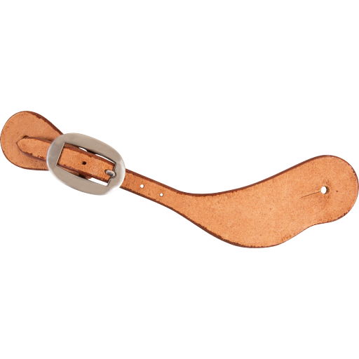 MARTIN SADDLERY COWBOY SPUR STRAPS WITH HEAT COLORED BUCKLE