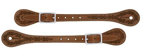 WEAVER LEATHER BARBED WIRE THIN SPUR STRAPS