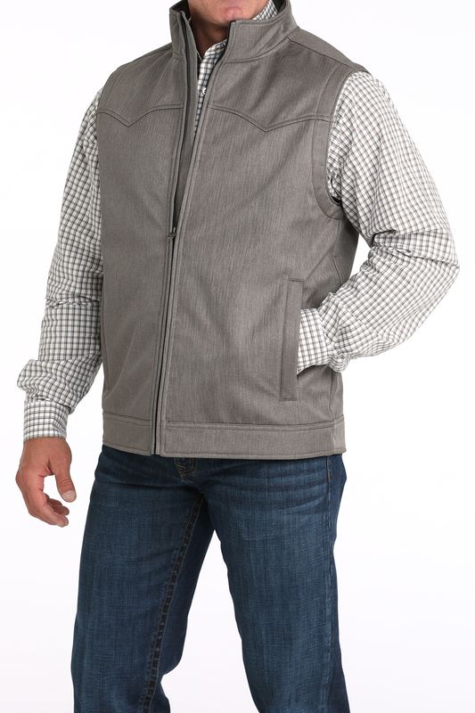 CINCH MEN'S CONCEAL CARRY BONDED VEST - BROWN