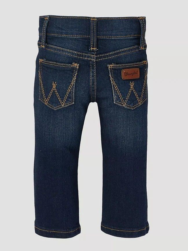 WRANGLER INFANT BOY'S PRESCHOOL JEAN - DARK BLUE