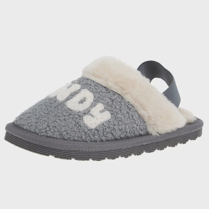 BLAZIN' ROXX GIRLS' KINSEY SLIDE SLIPPER - GREY
