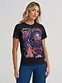 WRANGLER WOMEN'S LAINEY WILSON TO THE MOON TEE - BLACK