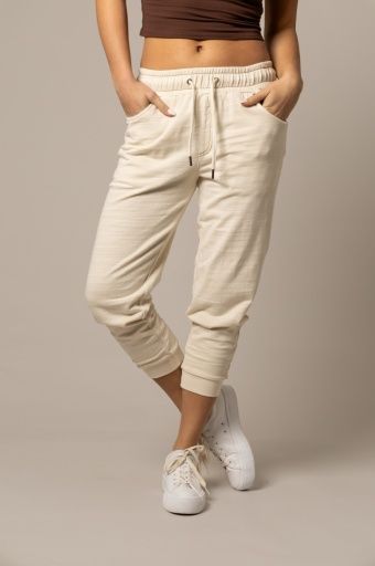 KIMES RANCH WOMEN'S JOANIE JOGGER SWEATPANT - NATURAL, COLOR: NATURAL, SIZE: XX-LARGE