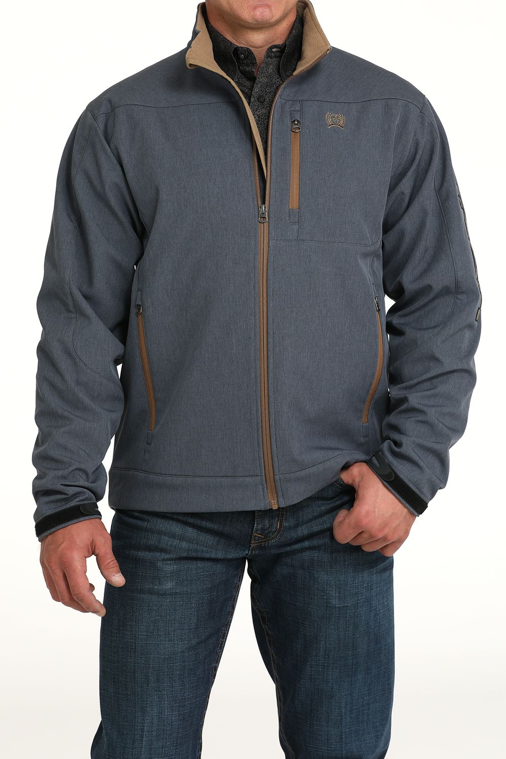 CINCH MEN'S BONDED JACKET - BLUE