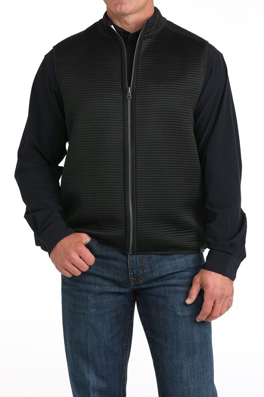CINCH MEN'S REVERSIBLE VEST - BLACK
