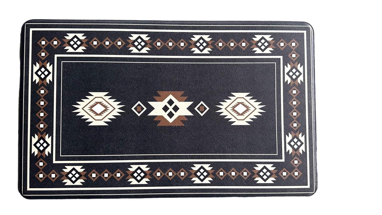 NATIVO ANTI-FATIGUE RUG, COLOR: BLACK
