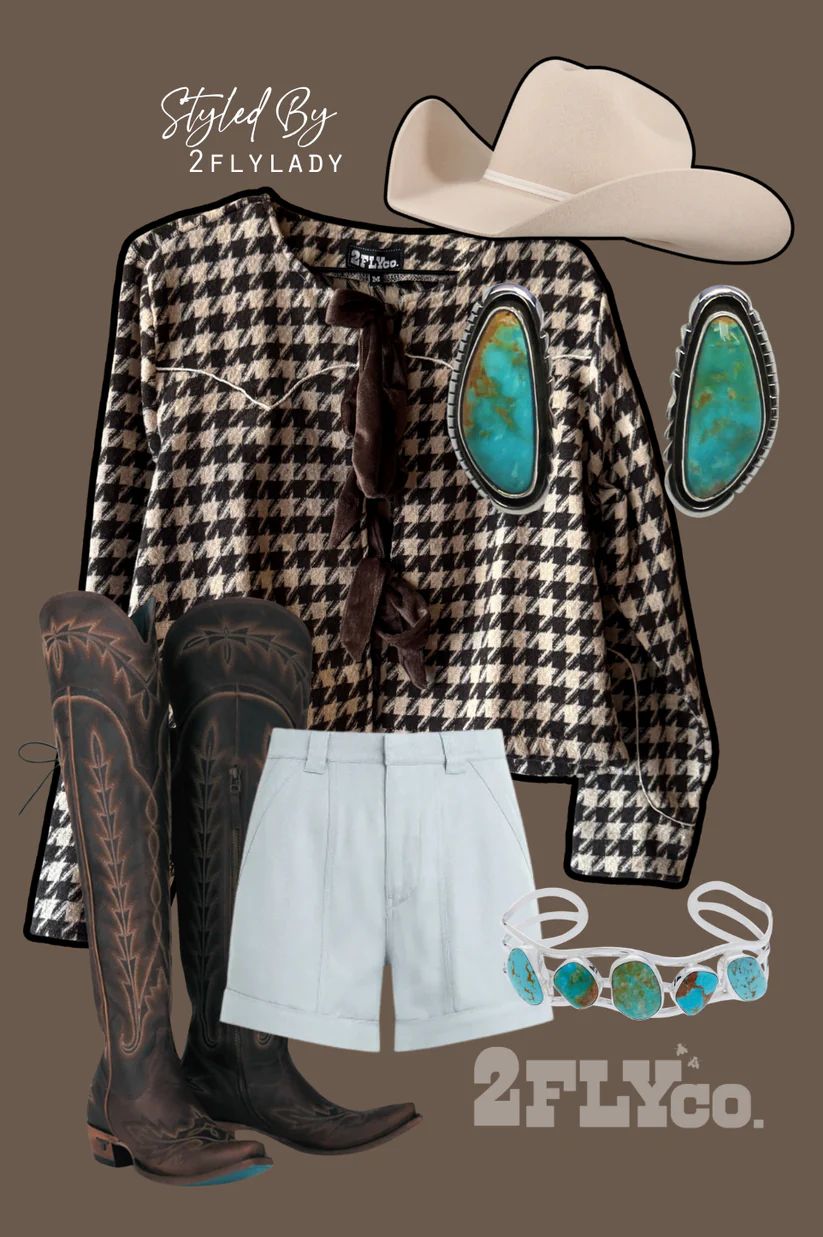 2 FLY CO. WESTERN POSH JACKET - CHOCOLATE
