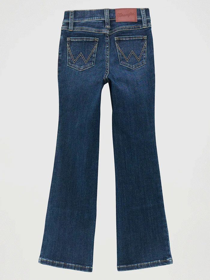WRANGLER GIRLS' BESPOKE WESTERN BOOT CUT JEAN - LACEY
