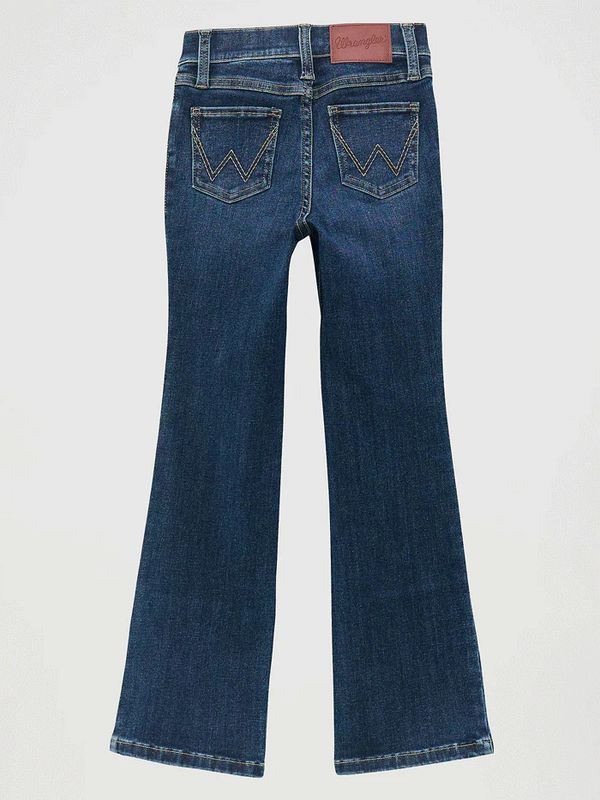 WRANGLER GIRLS' BESPOKE WESTERN BOOT CUT JEAN - LACEY