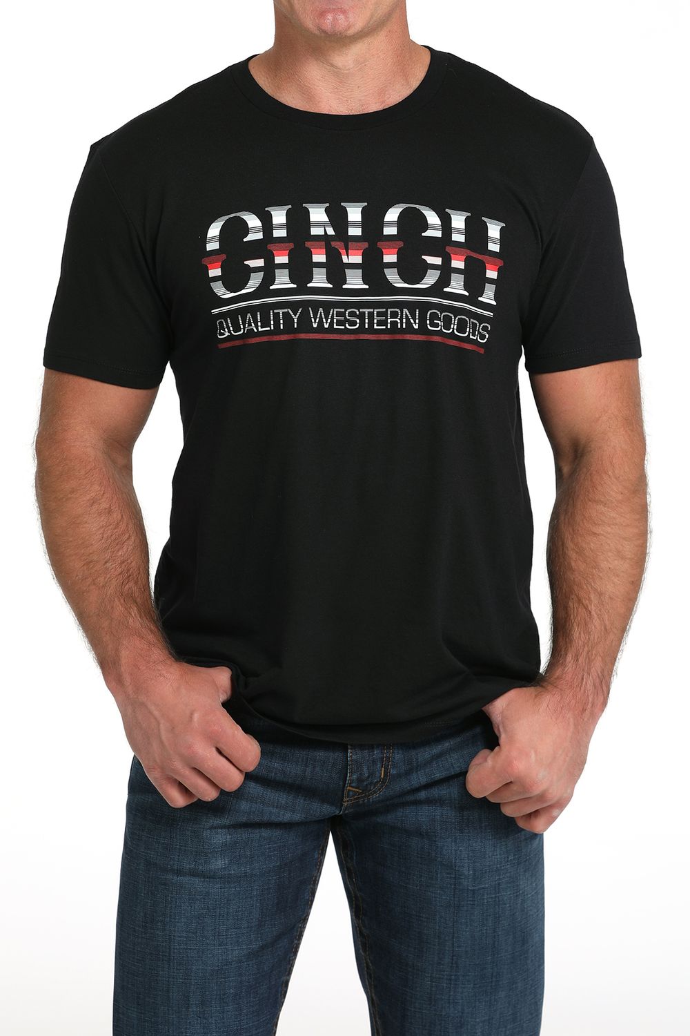 CINCH MEN'S SHORT SLEEVE TEE - BLACK