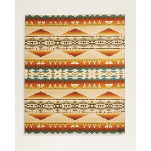 PENDLETON JACQUARD UNNAPPED ROBE BLANKET - SOLSTICE CANYON