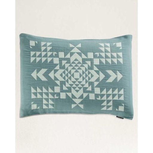 PENDLETON COTTON MATELASSE PILLOW SHAM - OPAL SPRINGS