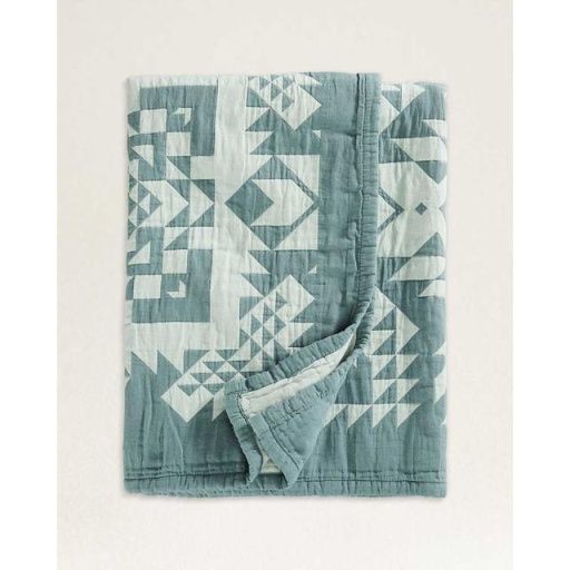 PENDLETON COTTON MATELASSE COVERLET BEDDING - OPAL SPRINGS, SIZE: QUEEN