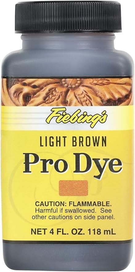FIEBING'S LEATHER DYE, COLOR: LIGHT BROWN