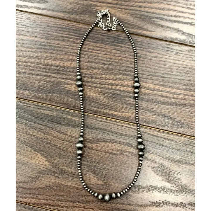ISAC TRADING INC. 22" NAVAJO BEAD TANYA NECKLACE