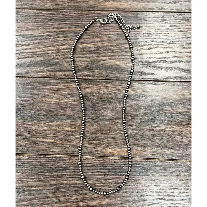 ISAC TRADING INC. 26" POLISH NAVAJO BEAD NECKLACE