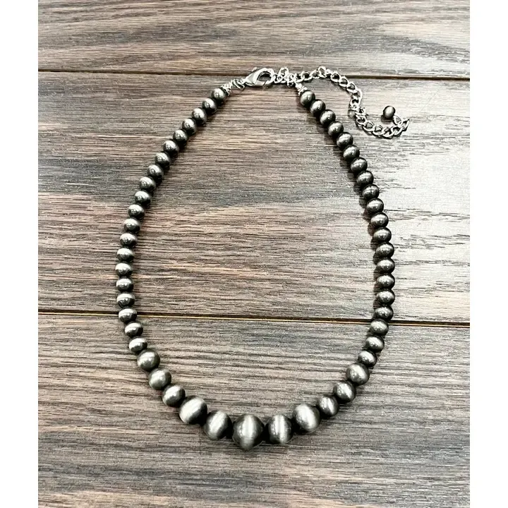 ISAC TRADING INC. 16" NAVAJO BEAD NECKLACE