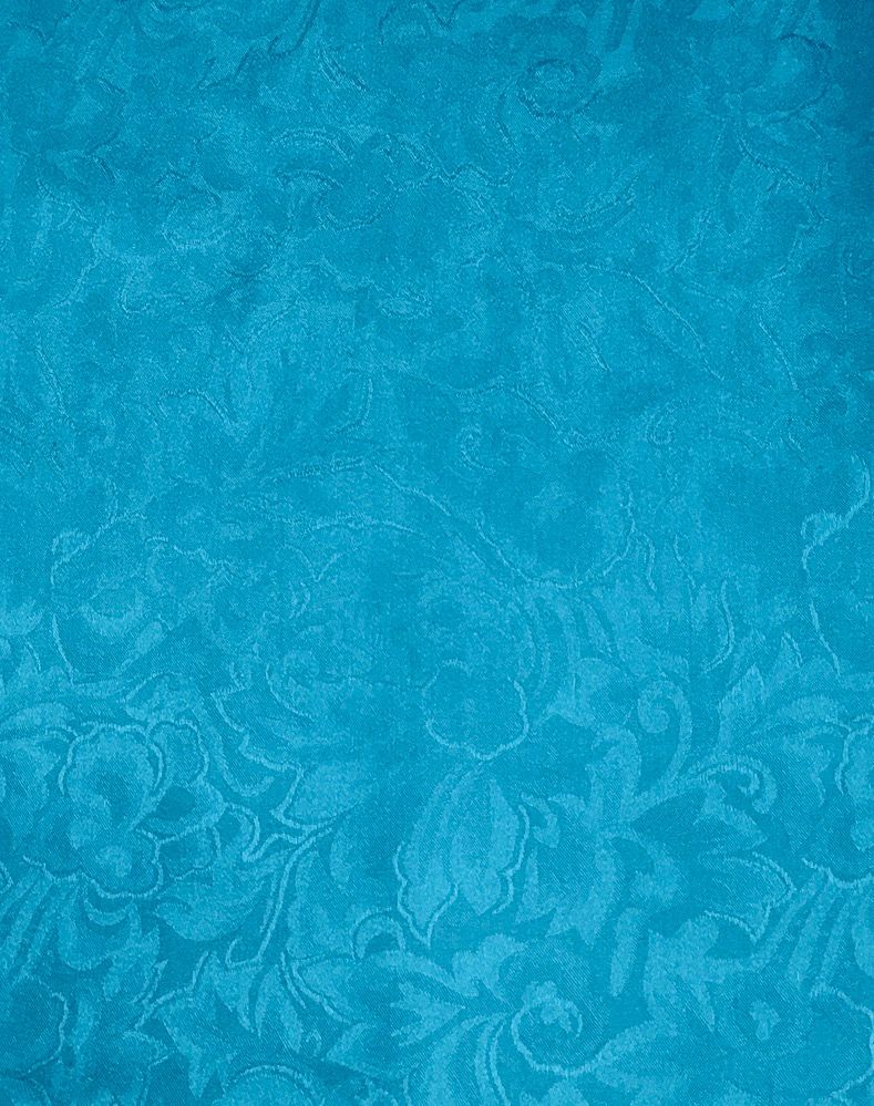 WYOMING TRADERS 12WT 34.5"X34.5" JACQUARD SILK WILD RAG, COLOR: AQUA