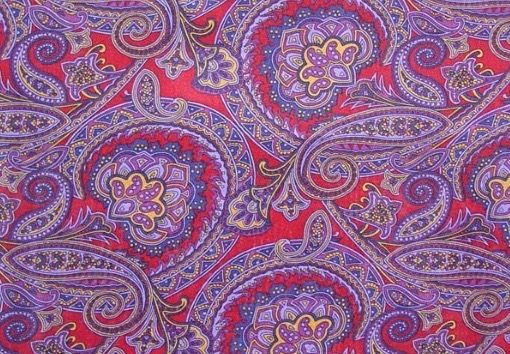 WYOMING TRADERS 8WT 34.5"X34.5" FRONTIER SILK WILD RAG, COLOR: #1 PAISLEY