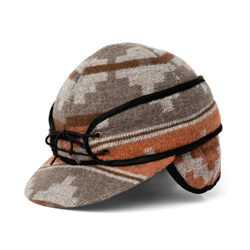 CROWN CAP RAILROAD CAP - NAVAJO ORANGE