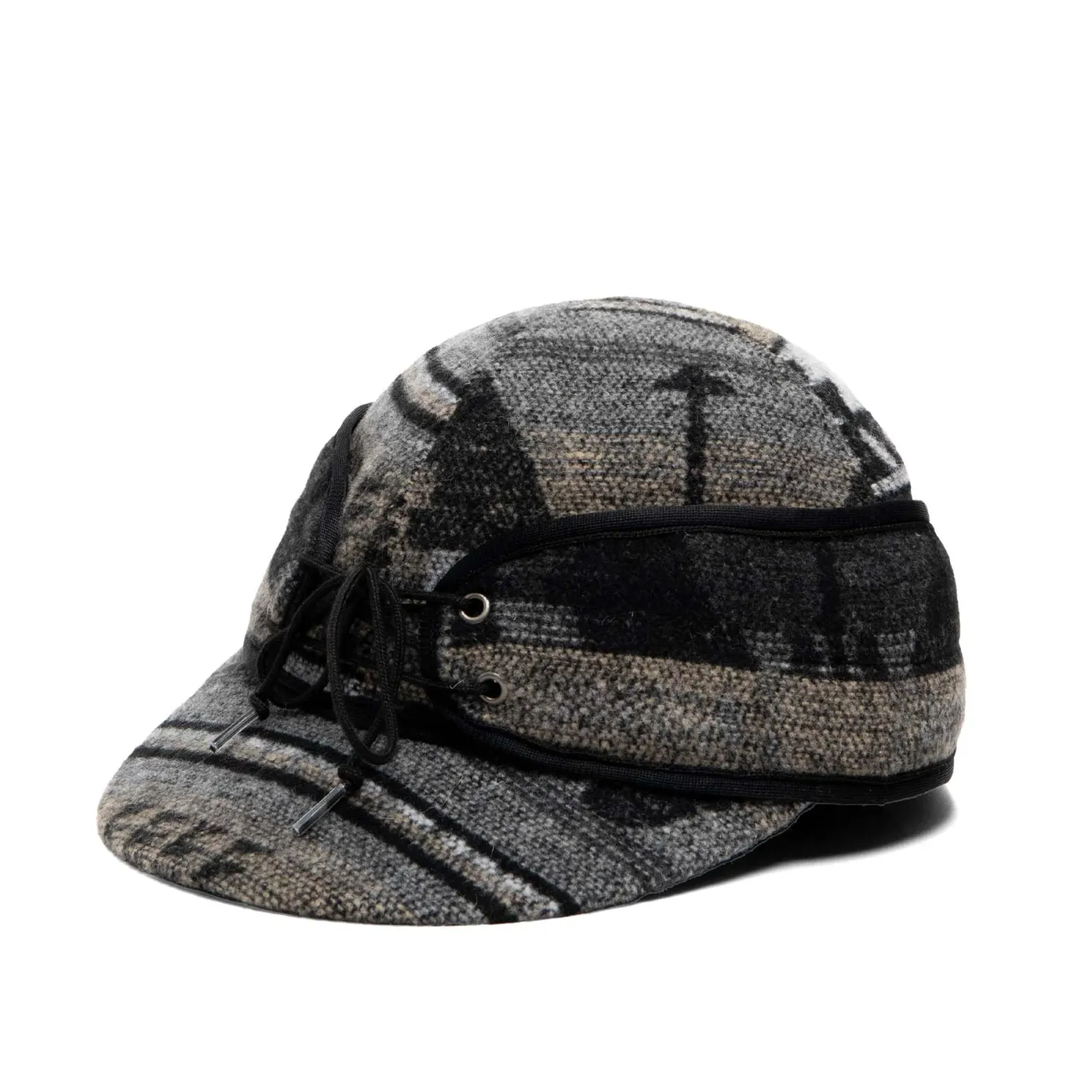 CROWN CAP RAILROAD CAP - CHARCOAL MIX