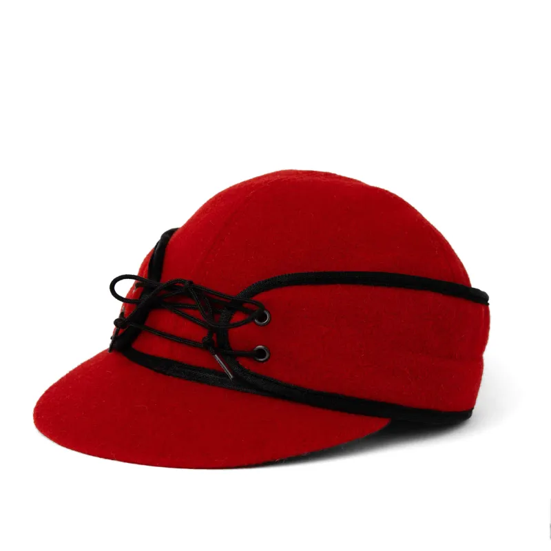 CROWN CAP RAILROAD CAP - RED