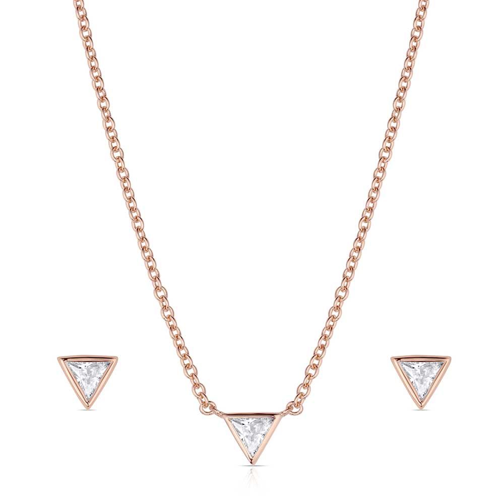 MONTANA SILVERSMITHS ROSE OF THE ROCKIES JEWELRY SET