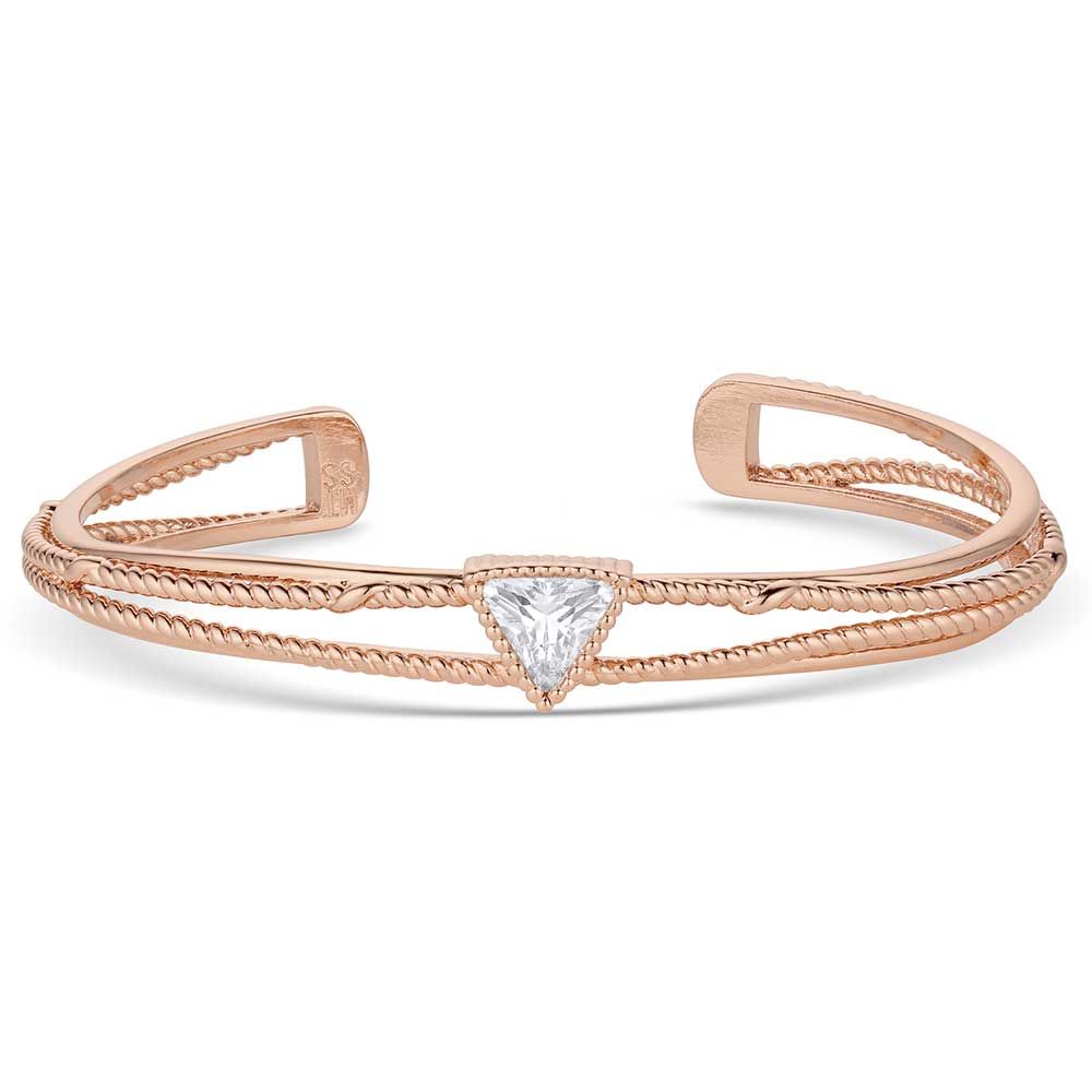 MONTANA SILVERSMITHS ROSE OF THE ROCKIES CUFF BRACELET