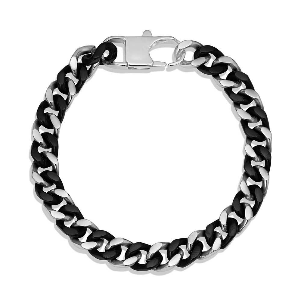 MONTANA SILVERSMITHS CUBAN LINK TWO TONE BRACELET