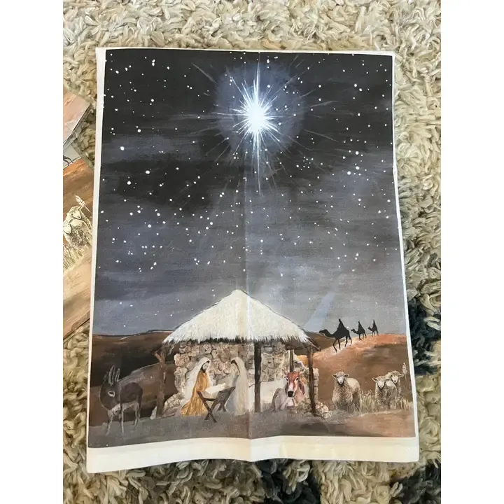 DOLLY ESTELLE TEA TOWEL - THE NATIVITY