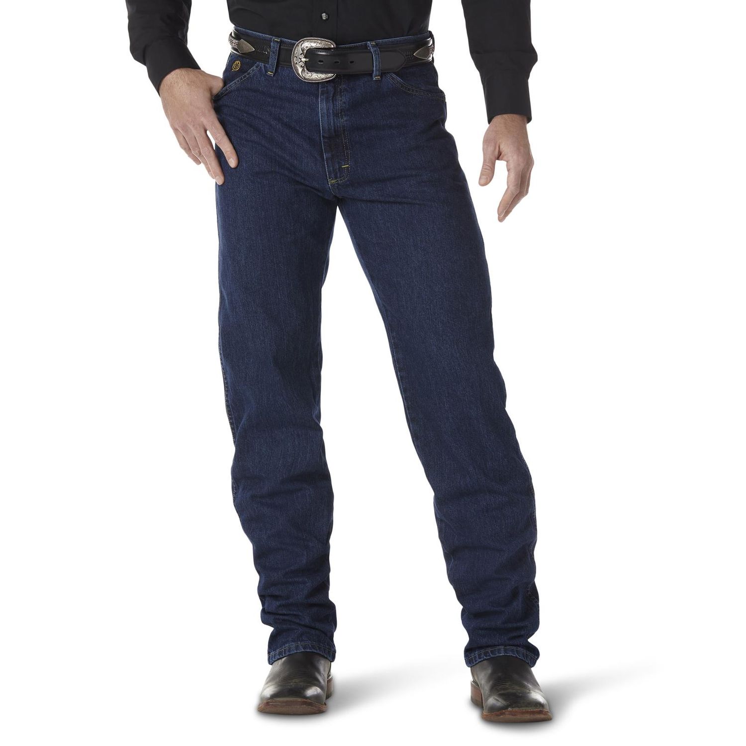 WRANGLER MEN'S GEORGE STRAIT ORIGINAL FIT JEAN - DARK WASH