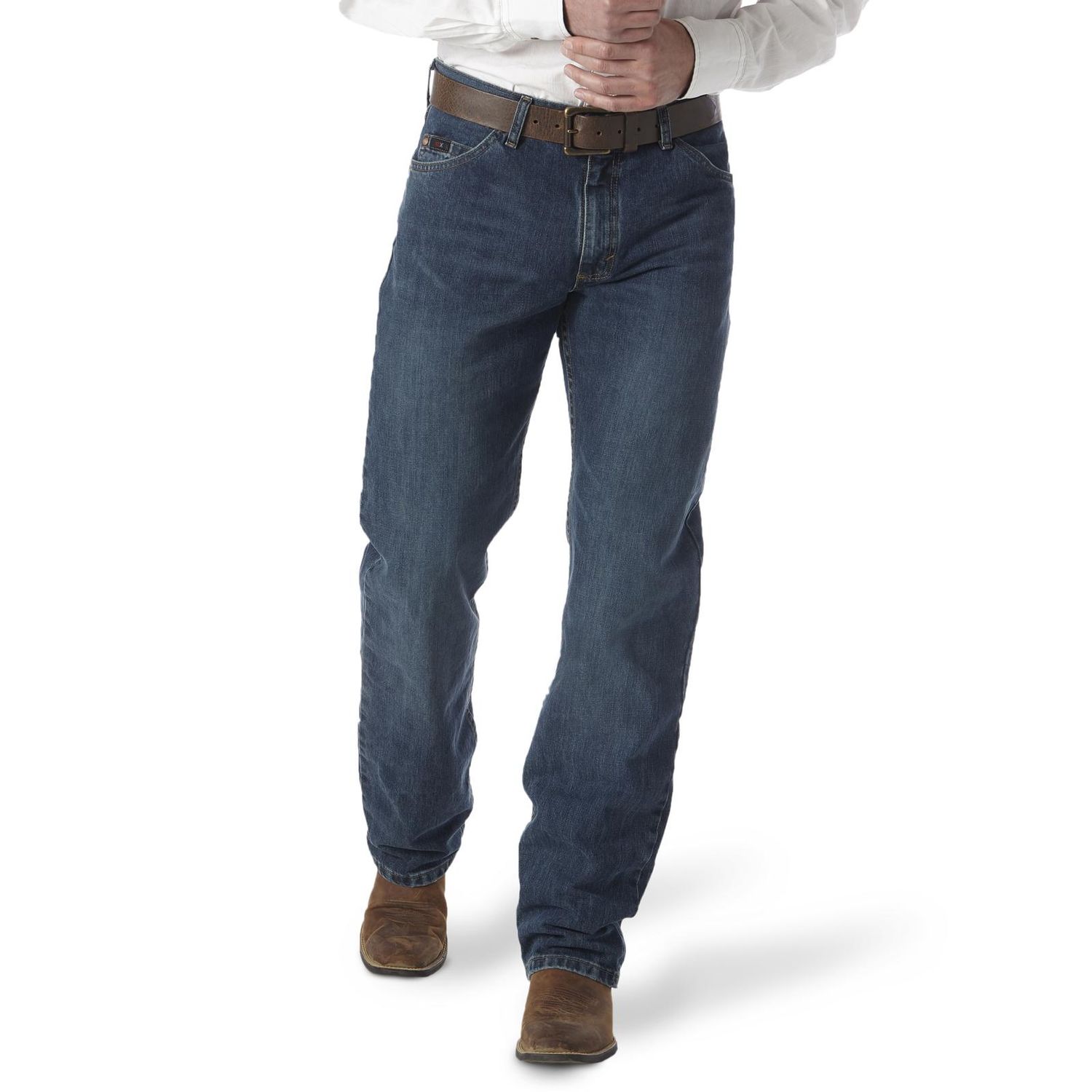 WRANGLER MEN'S 20X COMPETITION RELAXED FIT JEAN - RIVER WASH